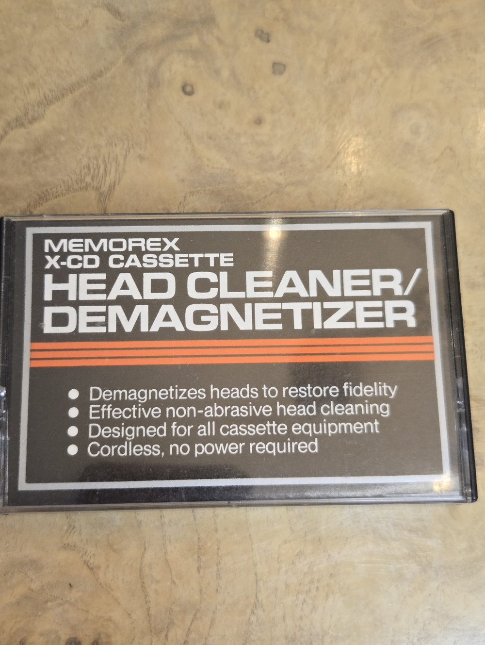 Memorex X-CD Cassette Head Cleaner/Demagnetizer - Black